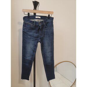 Moussy Vintage Jeans Velma Skinny Dark Wash Denim 25x27 Japan Made Blue
